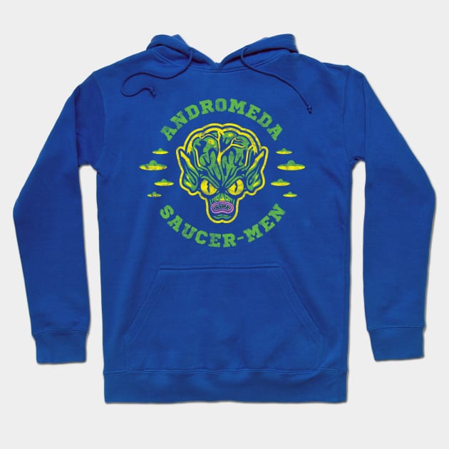 Saucer-Men (Andromeda) Hoodie by Dark Corners